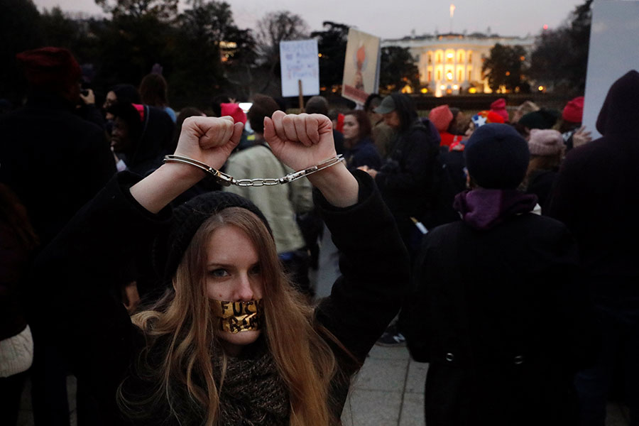 Over one million people stage massive anti-Trump protests across US