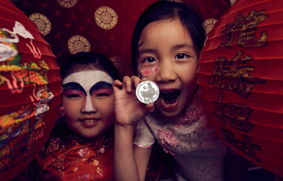 UK issues commemorative rooster coins for Chinese New Year