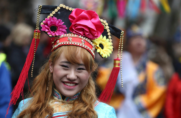 Chinese Lunar New Year celebrated on Trafalgar Square