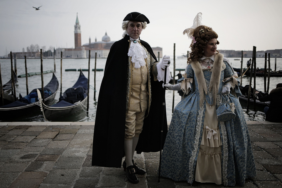 Venice Carnival opens with spectacular water show and masquerade