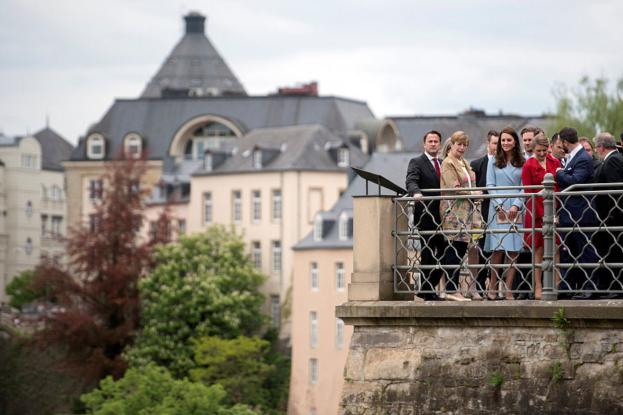 Duchess of Cambridge visits Luxembourg to mark 150 years of treaty