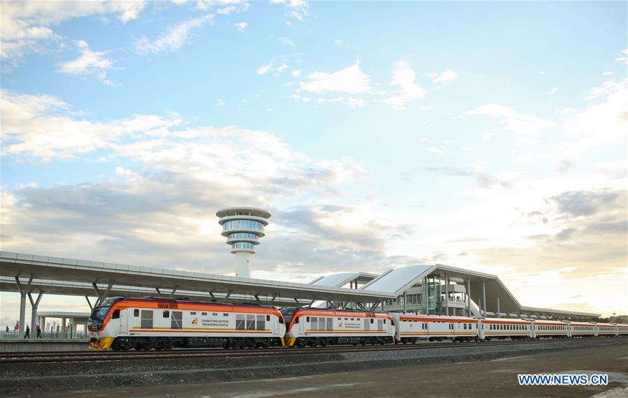 Kenya's standard gauge railway service officially begins operations