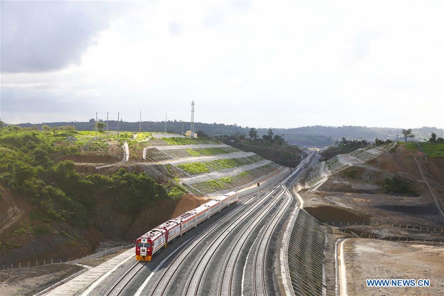 Kenya's standard gauge railway service officially begins operations