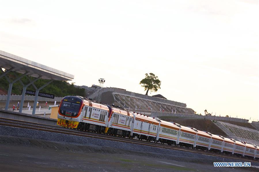 Kenya's standard gauge railway service officially begins operations