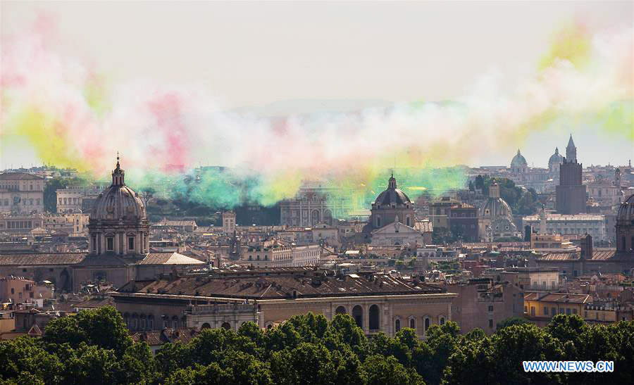 Republic Day military parade held in Rome