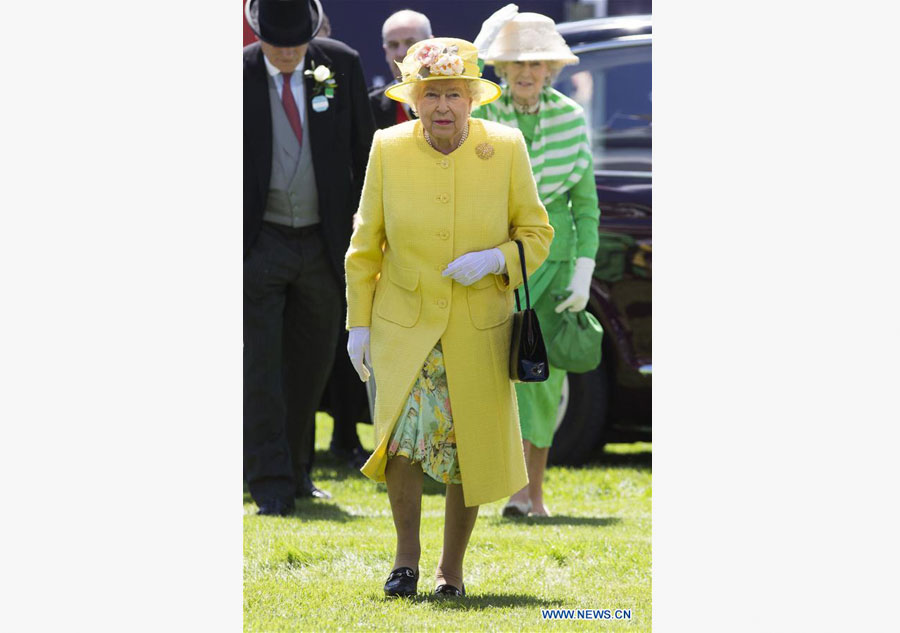 Queen Elizabeth II attends Derby Day at Epsom Derby festival