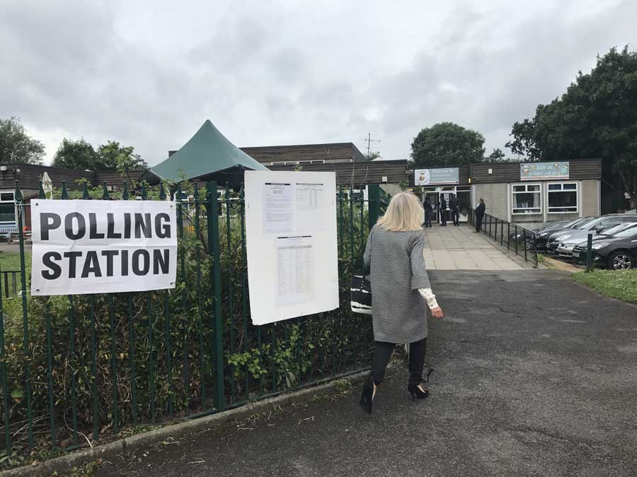 Polling stations open as the UK chooses a new government