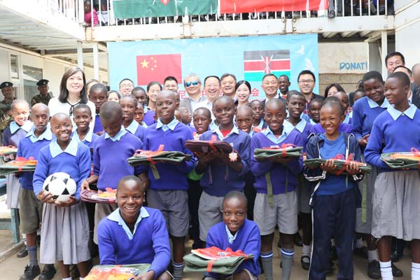 Chinese companies boost education infrastructure in a Kenyan slum