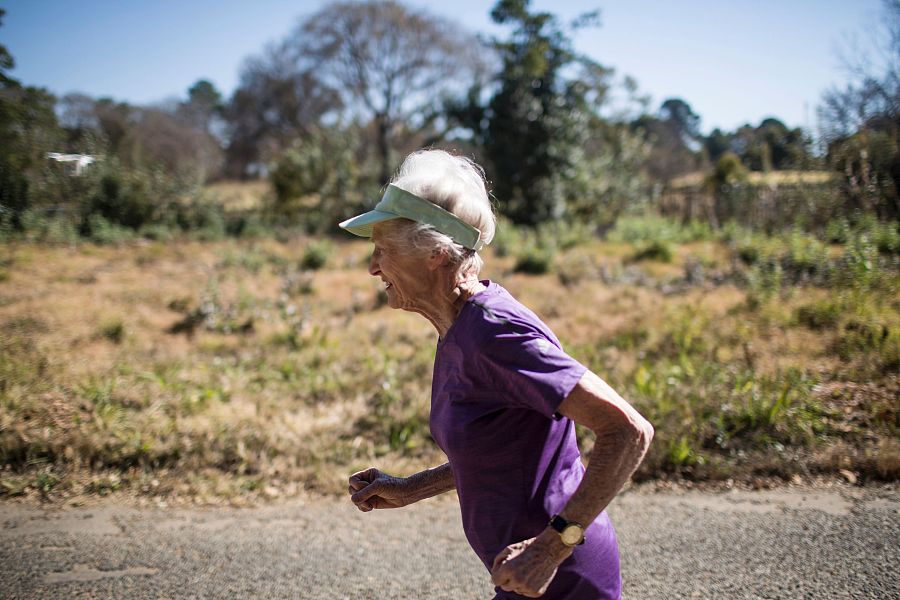 At 85, woman keeps on running - and winning