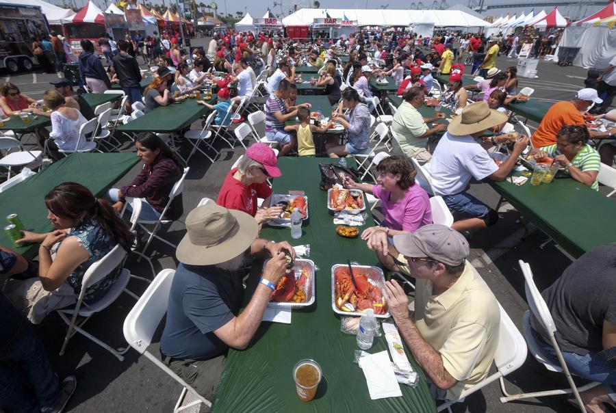 Annual Port of Los Angeles Lobster Festival celebrated in California