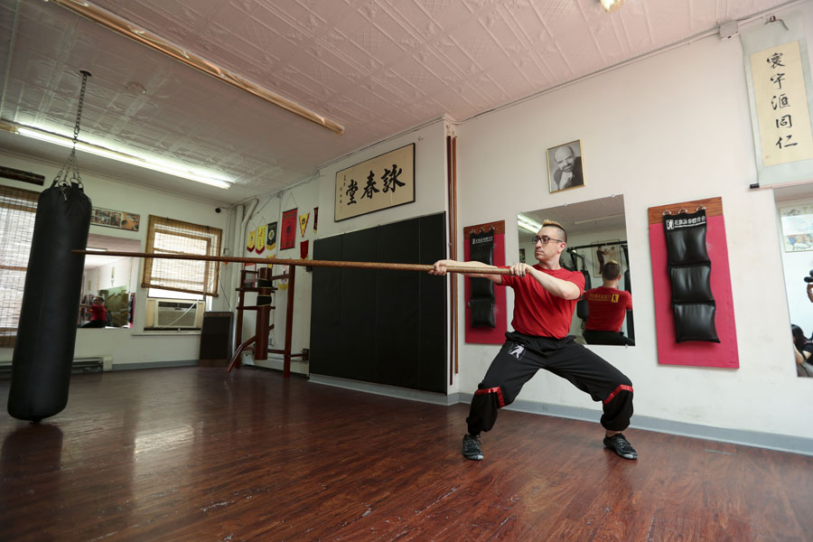 American teaches Wing Chun in Manhattan