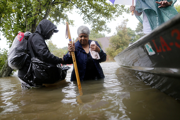 Evacuations issued across hurricane-ravaged US Houston area