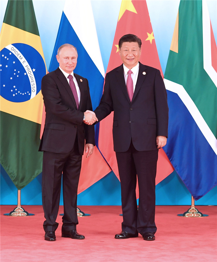 President Xi hosts leaders of BRICS countries in Xiamen