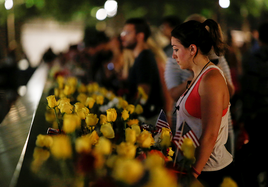 US marks 9/11 anniversary with resolve, tears and hope