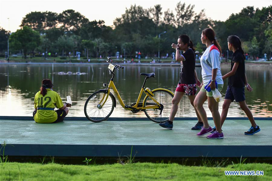 Bike-sharing service benefits local residents, tourists in Phuket, Thailand