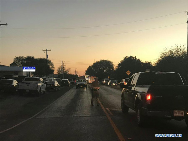 26 killed in Texas church shooting, Trump denounces attack