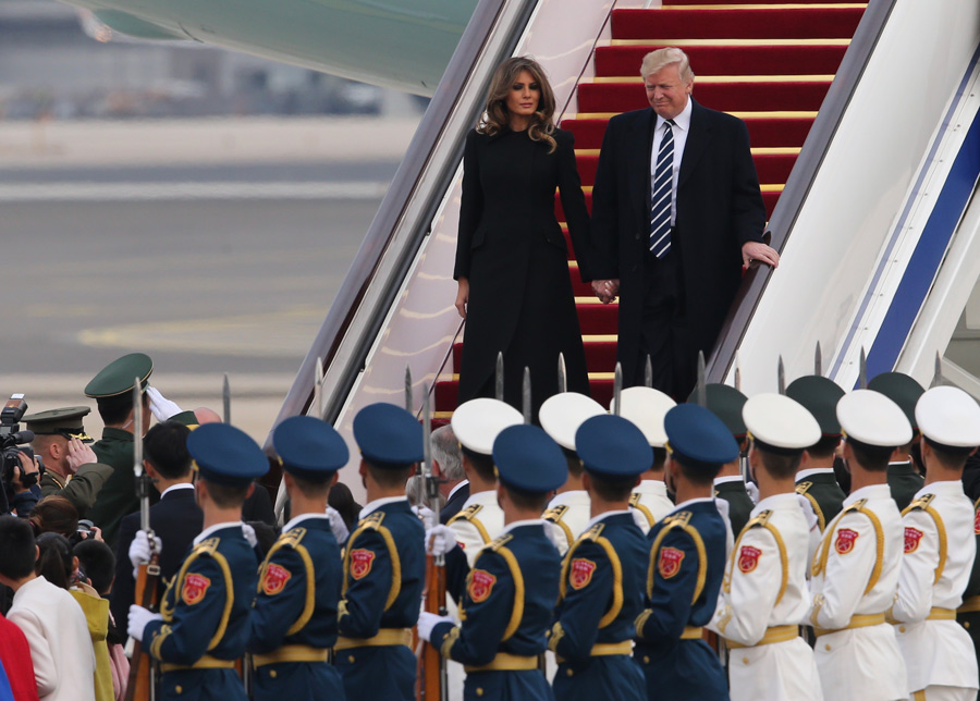 US President Trump begins state visit to China