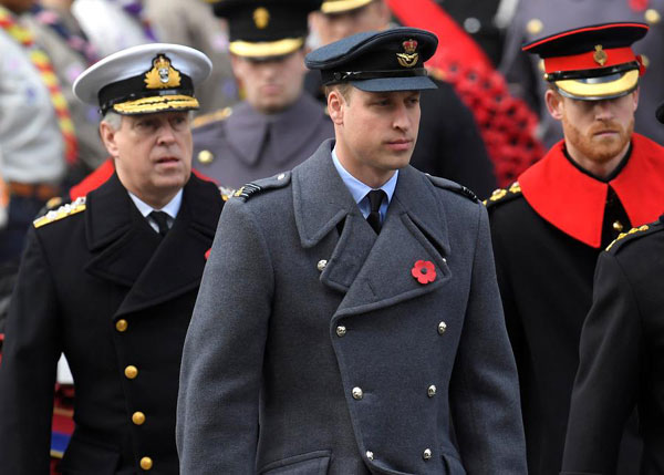 Prince Charles leads Remembrance day ceremony for British war dead
