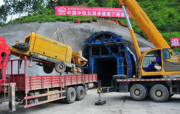 Rail line lays tracks for change in Laos