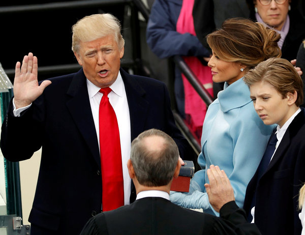 President Trump vows 'America First' in speech