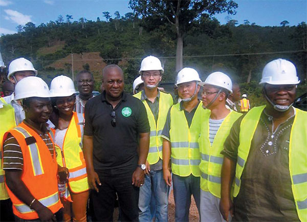 Building roads between China and Ghana