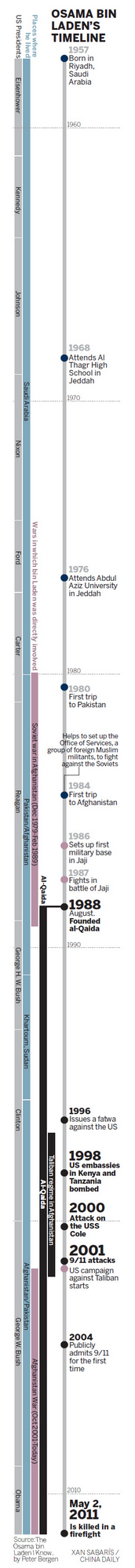 Bin Laden's journey to fanaticism, terror