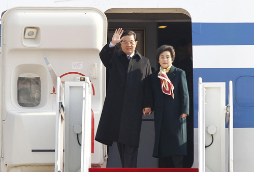 President Hu arrives in Seoul for G20 summit