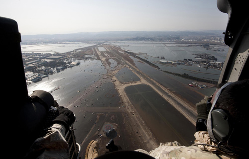 Japan suspends work at stricken nuclear plant