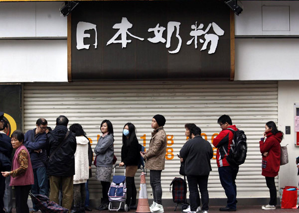 Radiation fears spark panic buying for Japanese milk powder