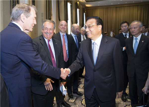 Premier Li addresses the US economic, financial, academic and media circles