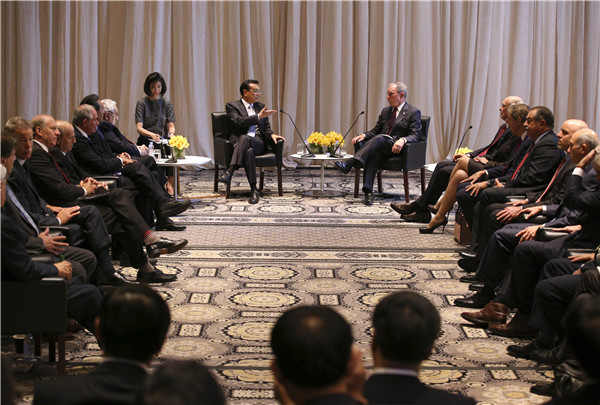 Premier Li addresses the US economic, financial, academic and media circles