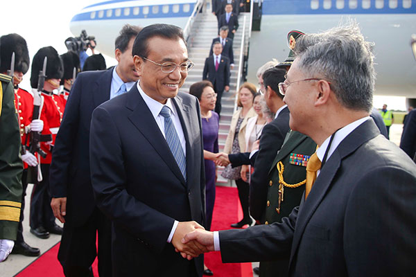 Premier Li arrives in Canada on first official visit