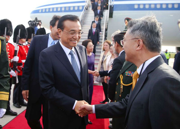 Chinese Premier arrives in Ottawa for official visit