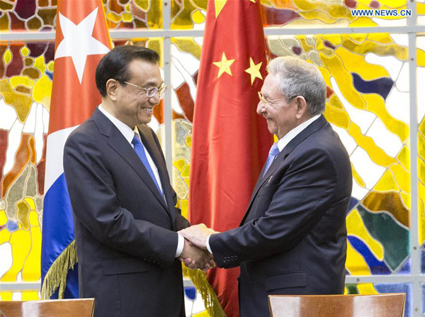 Cubans highly value close ties with China, Premier Li's visit