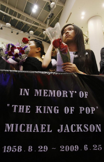 Jacko fans in HK hold memorial event