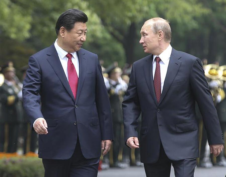 Backgrounder: Important meetings between Xi, Putin in last two years