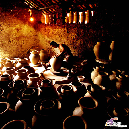 Pottery making