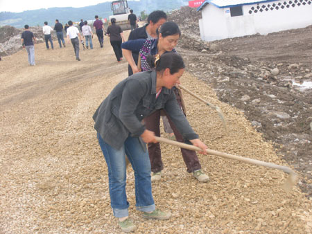 新北川中学地震周年开建 欲打造一流名校[组图]