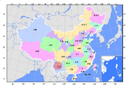 云南姚安地震造成126万人受灾1人死亡