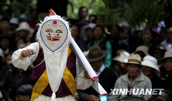 拉萨雪顿节闭幕[组图]