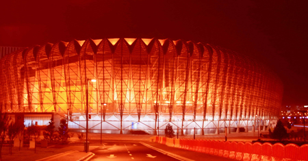 全运会奥体中心成为泉城济南的“夜明珠”(图)