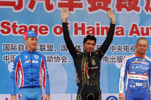 2009环岛赛第四赛段中国国家队196号选手惠国勇夺亚洲最佳选手